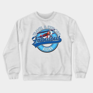 Travel explore fabulous Aegina logo Crewneck Sweatshirt